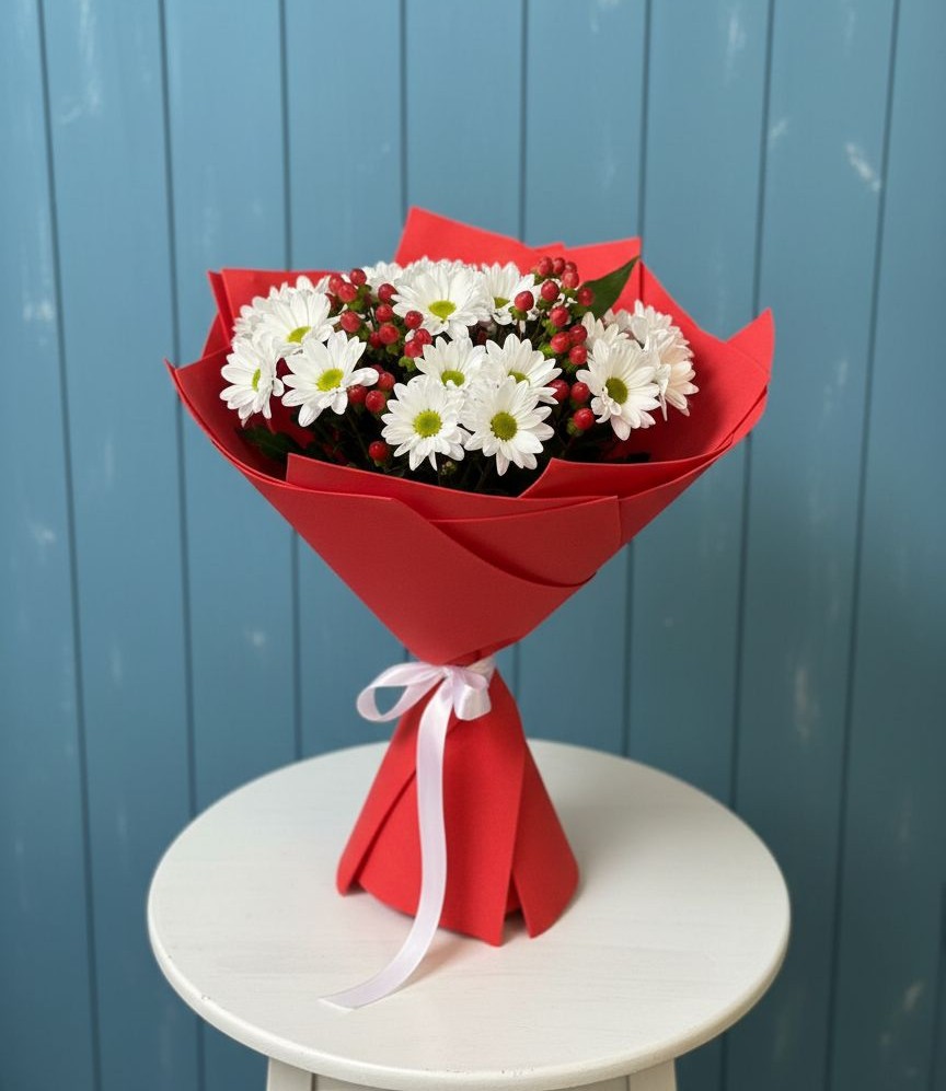 Букет цветов из: Хризантемы в Северном Московской области