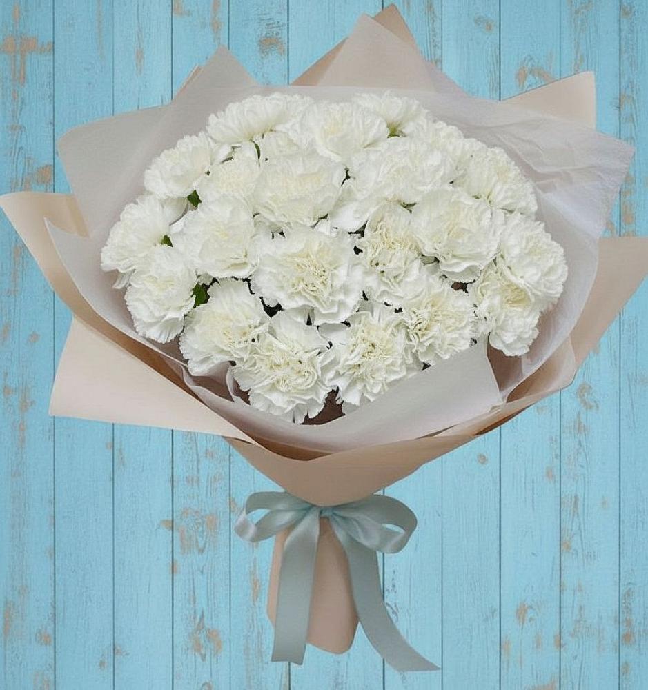 Букет цветов из: Гвоздики в Северном Московской области