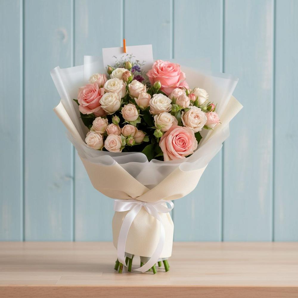 Букет цветов из: Розы в Северном Московской области