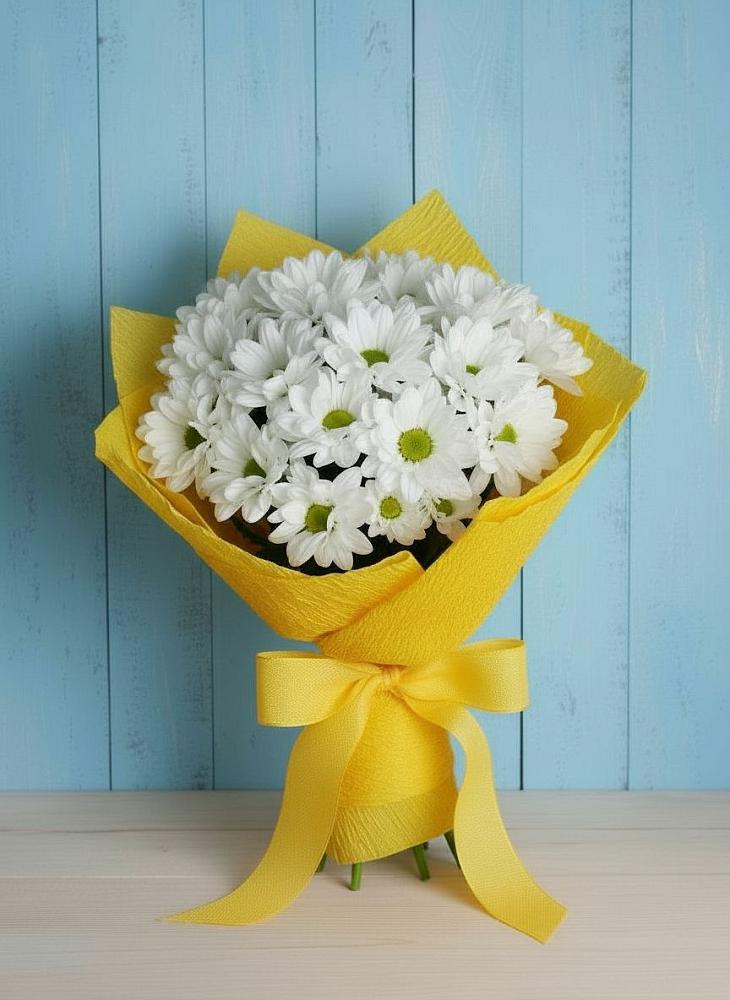 Букет цветов из: Хризантемы в Северном Московской области