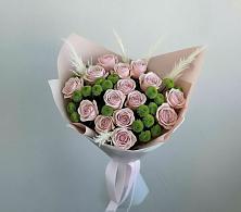 Букет цветов из:  Розы и Хризантемы в Северном Московской области