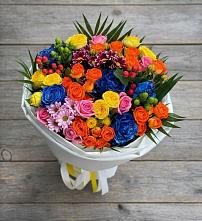 Букет цветов из:  Розы и Хризантемы в Северном Московской области