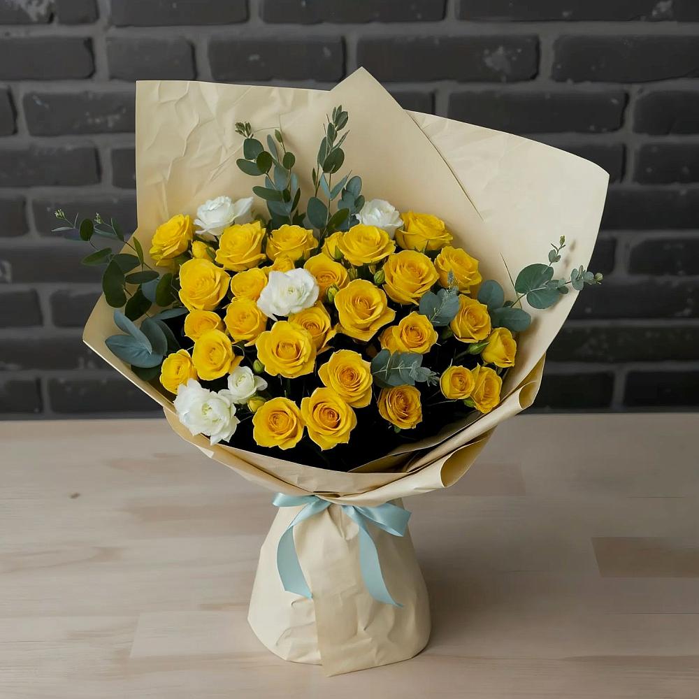 Букет цветов из: Розы в Северном Московской области