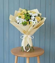 Букет цветов из:  Хризантемы и Розы в Северном Московской области