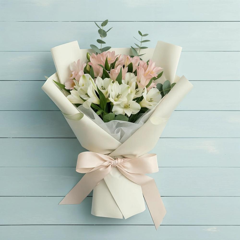 Букет цветов из: Альстромерии в Северном Московской области