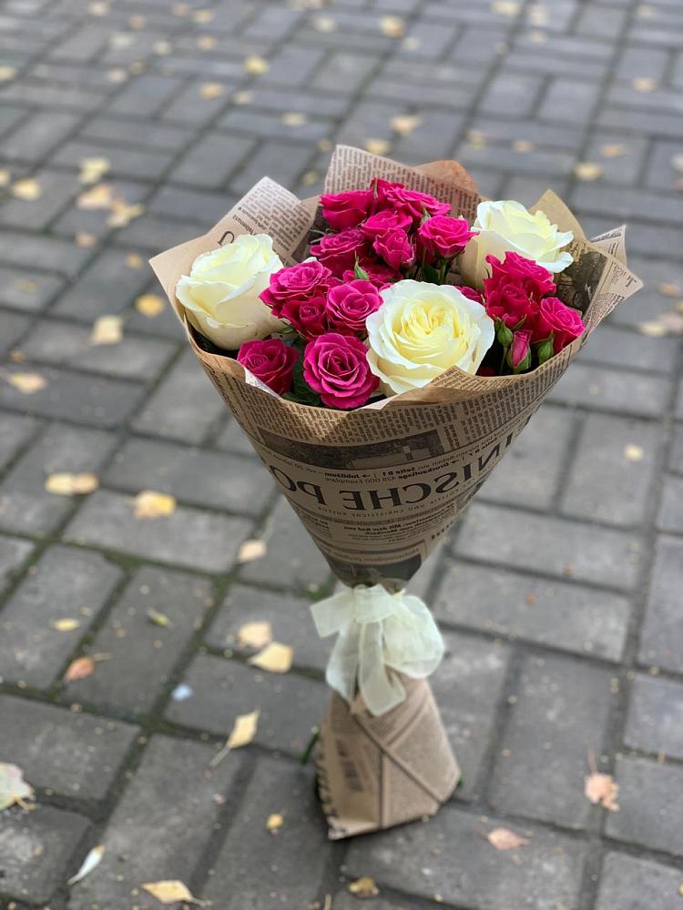 Букет цветов из: Розы в Северном Московской области