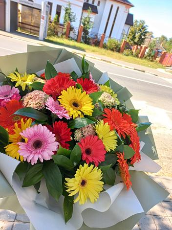 Букет цветов из: Герберы в Северном Московской области