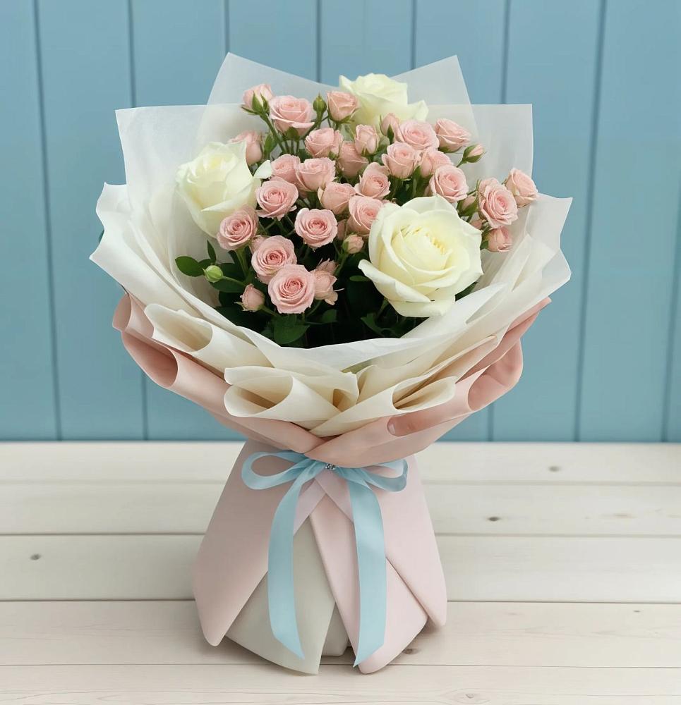 Букет цветов из: Розы в Северном Московской области